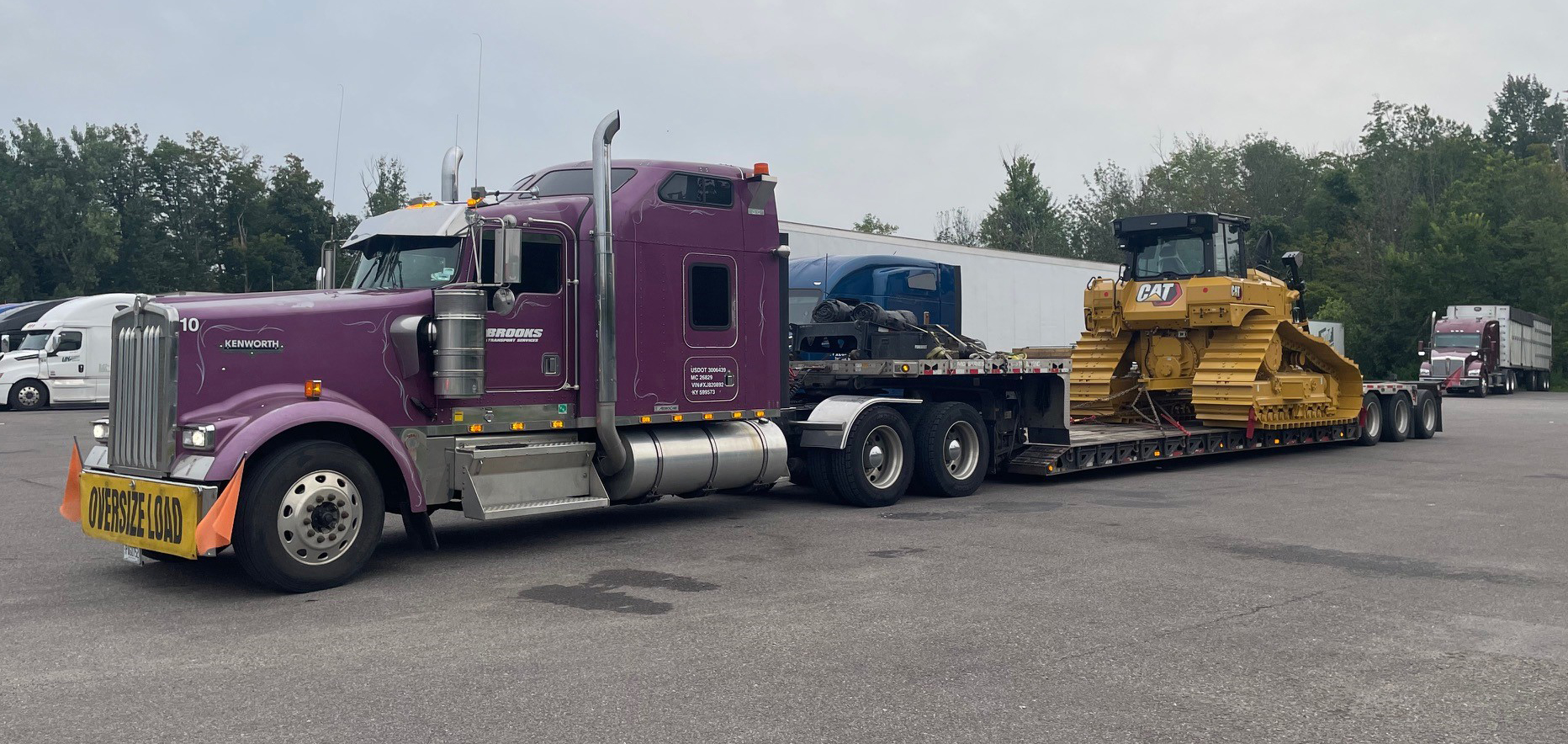 Large truck towing equipment